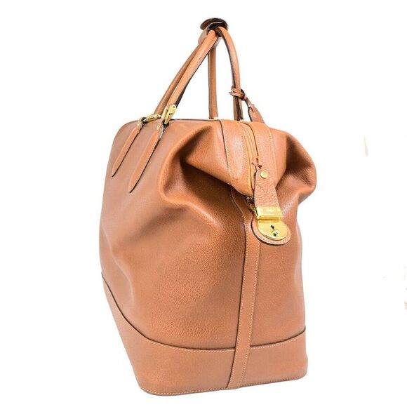 Gucci Brown Leather Travel Bag (Pre-Owned) - Picture 4 of 16